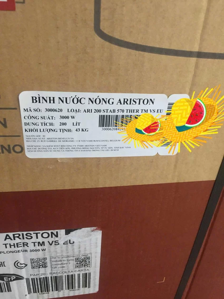 Bình nóng lạnh Ariston 200l Bình nóng lạnh Ariston 200l