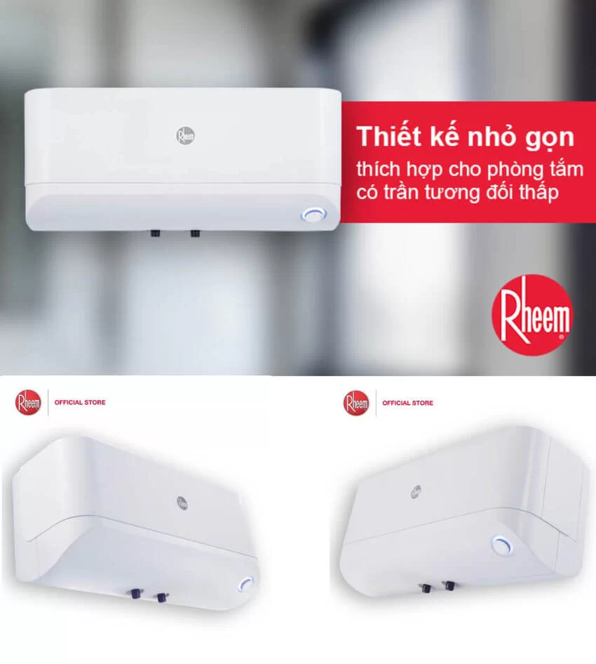 Bình nước nóng gián tiếp Rheem Xwell 26 Bình nước nóng gián tiếp Rheem Xwell trong không gian phòng tắm