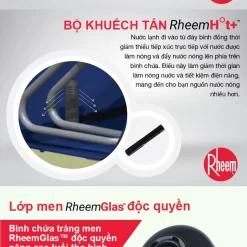 Bình nước nóng gián tiếp Rheem Xwell 22 Bình nước nóng gián tiếp Rheem Xwell