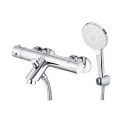 Bộ sen cây tắm đứng nhiệt độ Caesar BS122+TS617