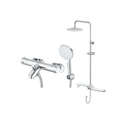 Bộ sen cây tắm đứng nhiệt độ Caesar BS126+TS617