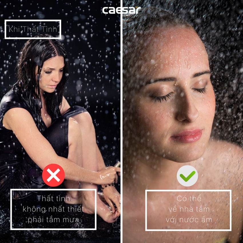 Bộ sen cây tắm đứng nóng lạnh Caesar BS122+S383C 4 Bộ sen cây tắm đứng nóng lạnh Caesar BS122+S383C