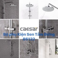 Bộ sen cây tắm đứng nóng lạnh Caesar BS122+S383C 21 Bộ sen cây tắm đứng nóng lạnh Caesar BS122+S383C