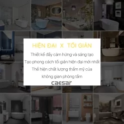 Bộ sen cây tắm đứng nóng lạnh Caesar BS122+S383C 23 Bộ sen cây tắm đứng nóng lạnh Caesar BS122+S383C