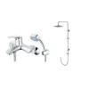 Bộ sen cây tắm đứng nóng lạnh Caesar BS124+S173C