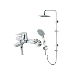 Bộ sen cây tắm đứng nóng lạnh Caesar BS124+S203C