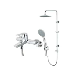 Bộ sen cây tắm đứng nóng lạnh Caesar BS124+S203C