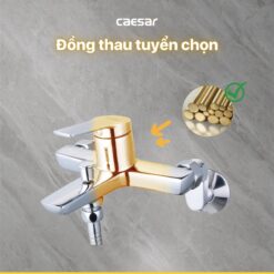 Bộ sen cây tắm đứng nóng lạnh Caesar BS124+S203C 20 Bộ sen cây tắm đứng nóng lạnh Caesar BS124+S203C