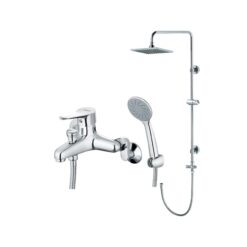 Bộ sen cây tắm đứng nóng lạnh Caesar BS124+S333C