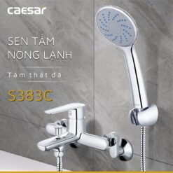 Bộ sen cây tắm đứng nóng lạnh Caesar BS124+S383C 13 Bộ sen cây tắm đứng nóng lạnh Caesar BS124+S383C