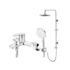 Bộ sen cây tắm đứng nóng lạnh Caesar BS124+S393C 2 Bộ sen cây tắm đứng nóng lạnh Caesar BS124+S393C