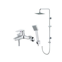 Bộ sen cây tắm đứng nóng lạnh Caesar BS124+S403C