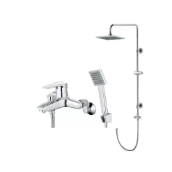Bộ sen cây tắm đứng nóng lạnh Caesar BS124+S403C