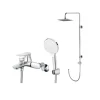 Bộ sen cây tắm đứng nóng lạnh Caesar BS124+S563C
