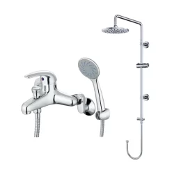 Bộ sen cây tắm đứng nóng lạnh Caesar BS125+S360C
