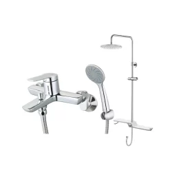 Bộ sen cây tắm đứng nóng lạnh Caesar BS126+S203C