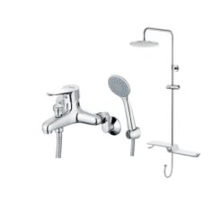 Bộ sen cây tắm đứng nóng lạnh Caesar BS126+S333C