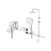 Bộ sen cây tắm đứng nóng lạnh Caesar BS126+S393C