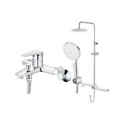 Bộ sen cây tắm đứng nóng lạnh Caesar BS126+S393C