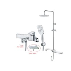 Bộ sen cây tắm đứng nóng lạnh Caesar BS126+S553C