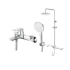 Bộ sen cây tắm đứng nóng lạnh Caesar BS126+S563C