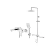 Bộ sen cây tắm đứng nóng lạnh Caesar BS126+S843C