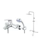 Bộ sen cây tắm đứng nóng lạnh Caesar BS127+S173C