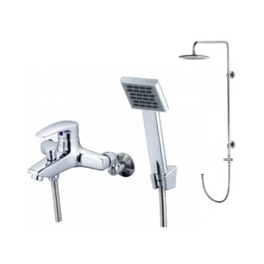 Bộ sen tắm cây nóng lạnh Caesar BS125+S403C Bộ sen tắm cây nóng lạnh Caesar BS125+S403C