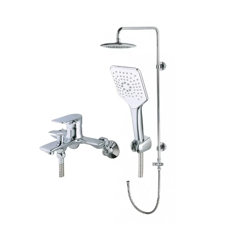 Bộ sen tắm cây nóng lạnh Caesar BS125+S773C Bộ sen tắm cây nóng lạnh Caesar BS125+S773C
