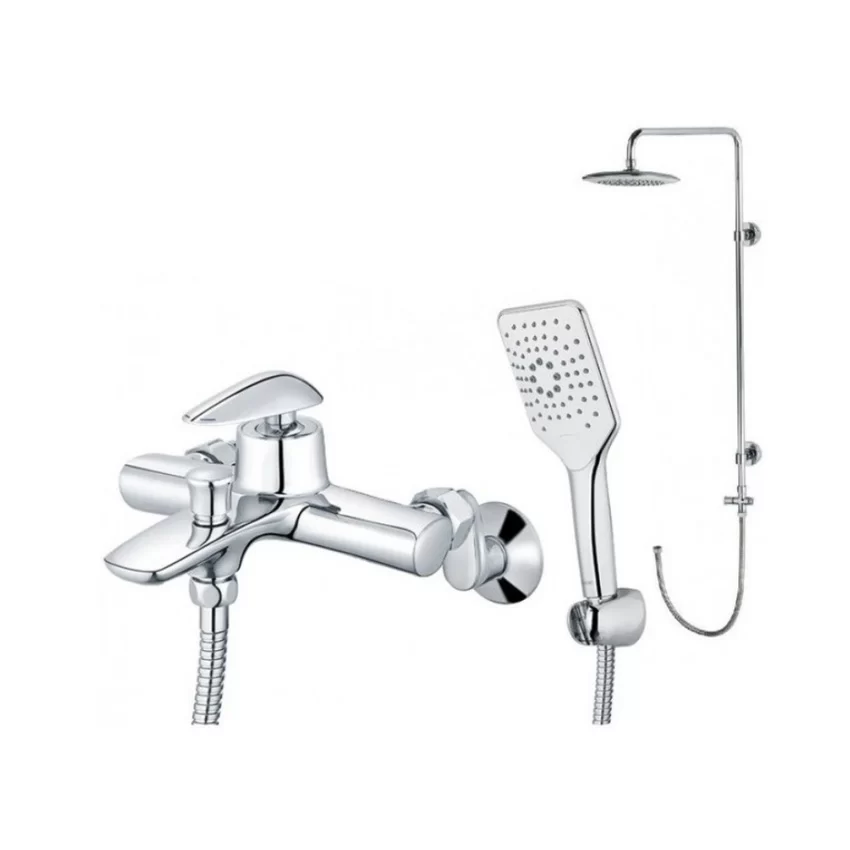 Bộ sen tắm cây nóng lạnh Caesar BS125+S813C Bộ sen tắm cây nóng lạnh Caesar BS125+S813C