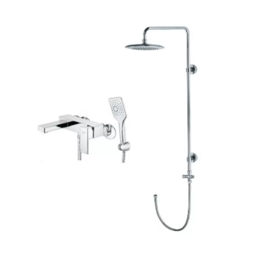 Bộ sen tắm cây nóng lạnh Caesar BS125+S843C Bộ sen tắm cây nóng lạnh Caesar BS125+S843C