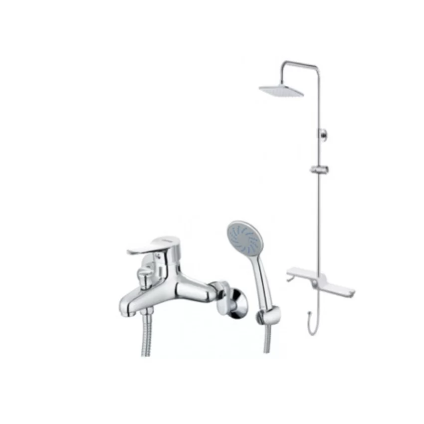 Bộ sen tắm cây nóng lạnh Caesar BS127+S333C - SKU: BS127+S333C Bộ sen tắm cây nóng lạnh Caesar BS127+S333C