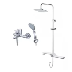 Bộ sen tắm cây nóng lạnh Caesar BS127+S383C