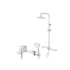 Bộ sen tắm cây nóng lạnh Caesar BS127+S393C