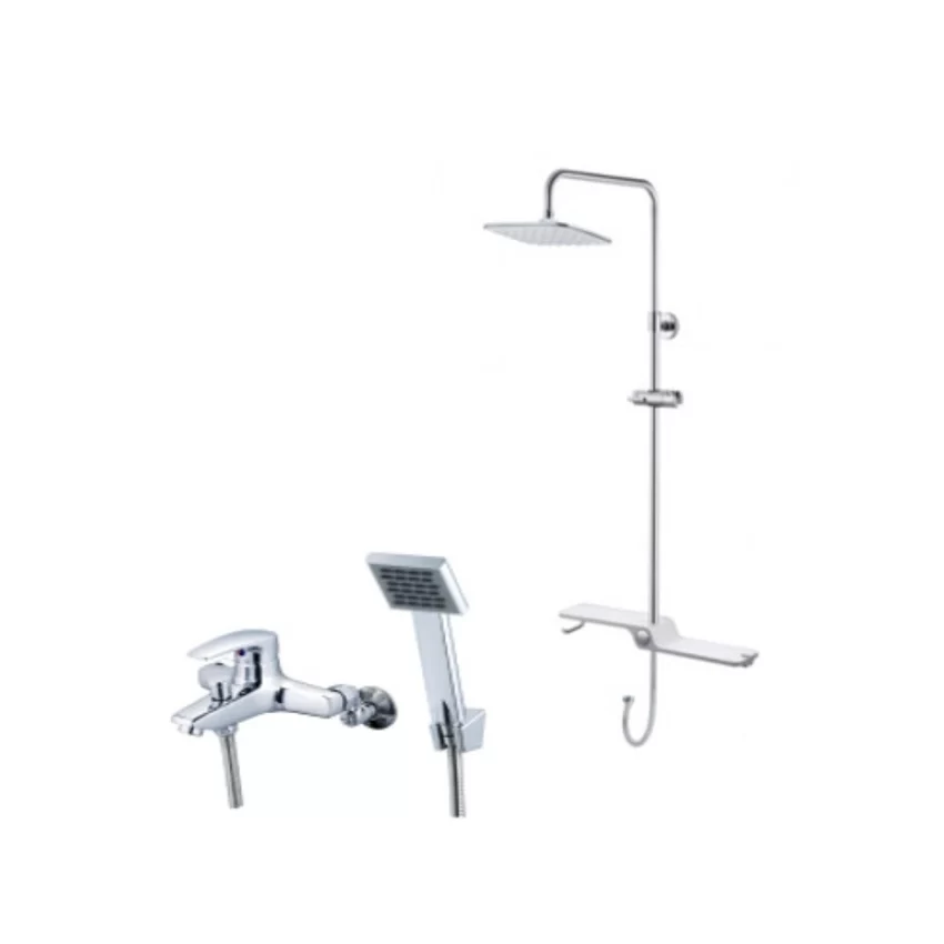 Bộ sen tắm cây nóng lạnh Caesar BS127+S403C - SKU: BS127+S403C Bộ sen tắm cây nóng lạnh Caesar BS127+S403C