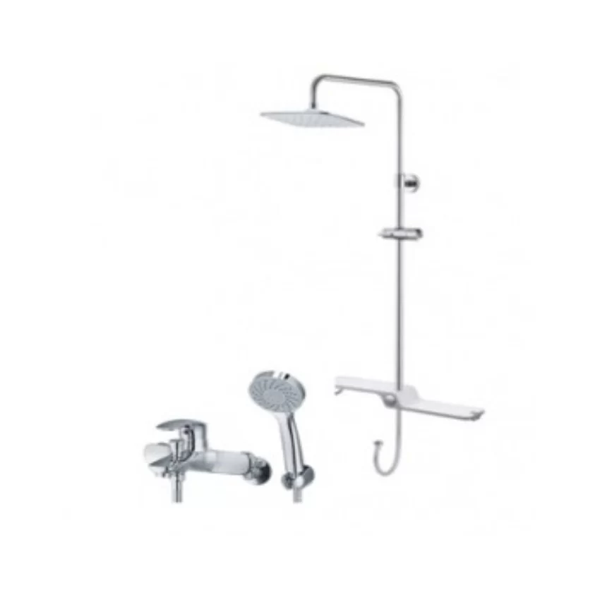 Bộ sen tắm cây nóng lạnh Caesar BS127+S563C Bộ sen tắm cây nóng lạnh Caesar BS127+S563C