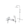 Bộ sen tắm cây nóng lạnh Caesar BS127+S813C 2 Bộ sen tắm cây nóng lạnh Caesar BS127+S813C