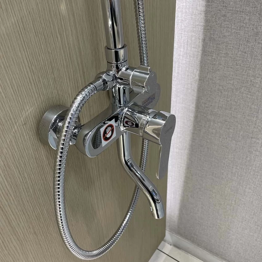 Bộ sen tắm cây nóng lạnh Caesar S578C 19 Bộ sen tắm cây nóng lạnh Caesar S578C - SKU S578C