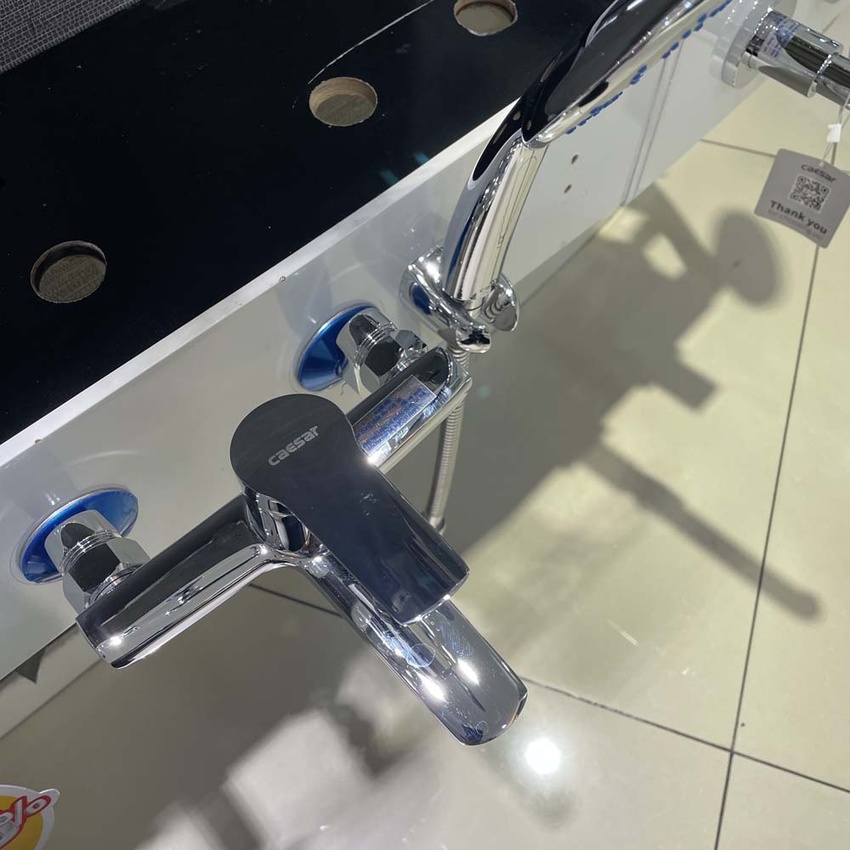 Bộ vòi sen tắm nóng lạnh Caesar S203C 7 Bộ vòi sen tắm nóng lạnh Caesar S203C