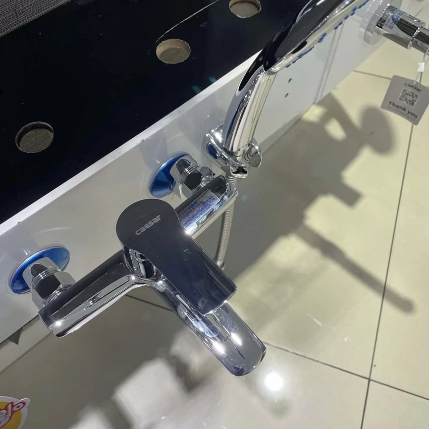 Bộ vòi sen tắm nóng lạnh Caesar S203C 7 Bộ vòi sen tắm nóng lạnh Caesar S203C