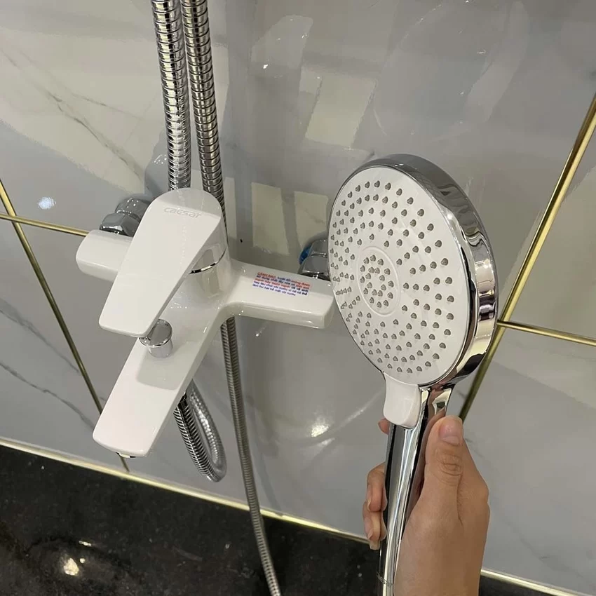 Bộ vòi sen tắm nóng lạnh Caesar S393C / CB / CW / CR / CG 7 Bộ vòi sen tắm nóng lạnh Caesar S393C / CB / CW / CR / CG