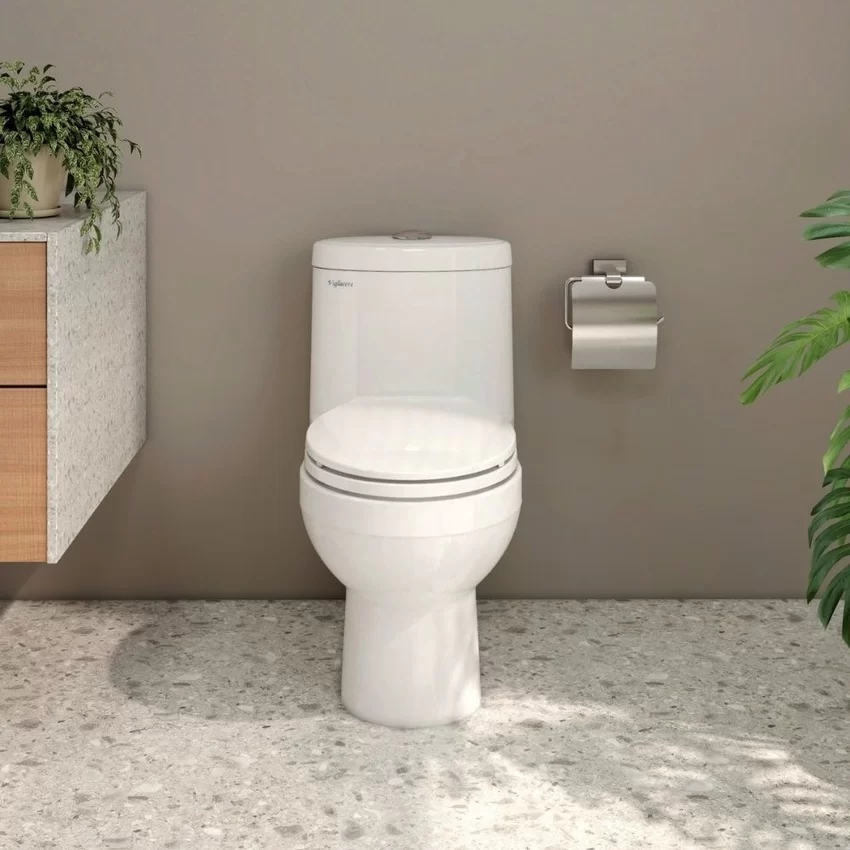Bồn cầu 1 khối cho trẻ em Viglacera BTE nắp thường 15 Bồn cầu 1 khối cho trẻ em Viglacera BTE nắp thường