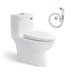 Bồn cầu 1 khối nắp êm Viglacera V825 (+ vòi xịt VG826)