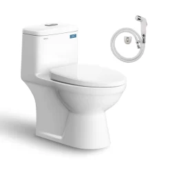 Bồn cầu 1 khối Viglacera BL5 nắp êm xả thẳng (+ vòi xịt VG826) 15 Bồn cầu 1 khối Viglacera BL5 nắp êm xả thẳng (+ vòi xịt VG826)