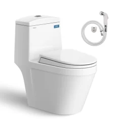 Bồn cầu 1 khối Viglacera V35M nắp êm xả xoáy (+ vòi xịt VG826) 19 Bồn cầu 1 khối Viglacera V35M nắp êm xả xoáy (+ vòi xịt VG826)