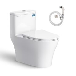 Bồn cầu 1 khối Viglacera V36 nắp êm (+ vòi xịt VG826)