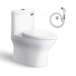 Bồn cầu 1 khối Viglacera V37M nắp êm (+ vòi xịt VG826) 15 Bồn cầu 1 khối Viglacera V37M nắp êm (+ vòi xịt VG826)