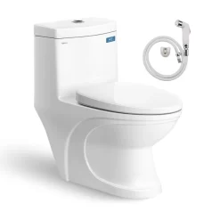 Bồn cầu 1 khối Viglacera V39 nắp êm xả thẳng (+ vòi xịt VG826) 17 Bồn cầu 1 khối Viglacera V39 nắp êm xả thẳng (+ vòi xịt VG826)