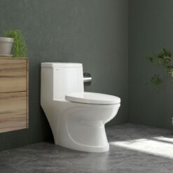 Bồn cầu 1 khối Viglacera V39M nắp êm xả xoáy (+ vòi xịt VG826)