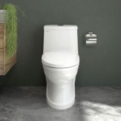 Bồn cầu 1 khối Viglacera V39M nắp êm xả xoáy (+ vòi xịt VG826)